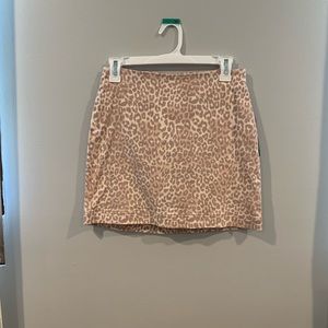 Cheetah Print Skirt